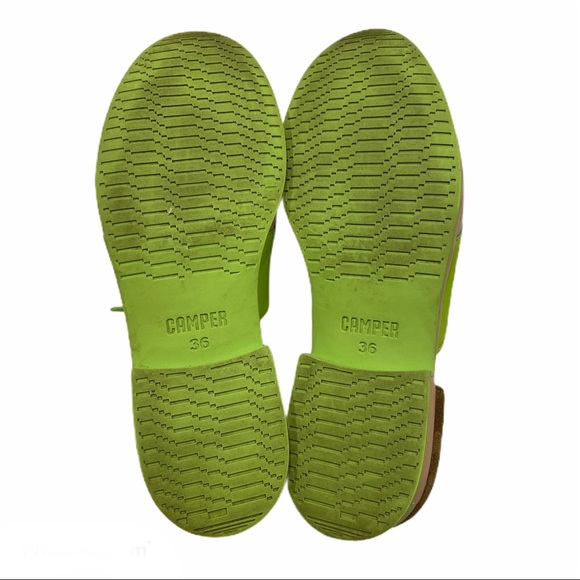 Camper Bowie Beige Nubuck Casual Lace Up Oxfords - Picture 6 of 6